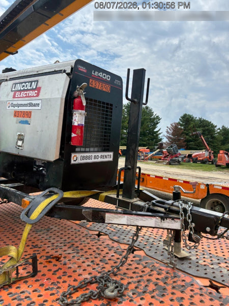 2024 Lincoln Electric LE400 Kubota V1505, Trlr, Cable Rack, Light Kit, ES Decals, T3