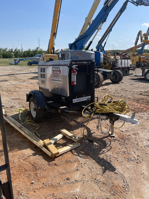 2019 Lincoln Electric Vantage 322 Ready-Pak 3, Two Wheel Trailer, Fender and Light Kit, Cable Rack