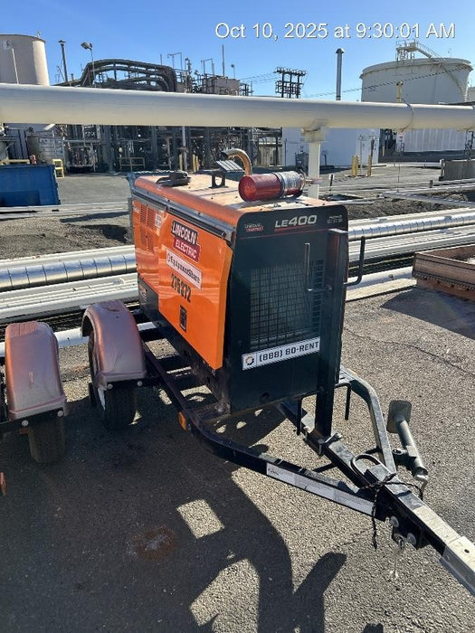 2022 Lincoln Electric LE400 Kubota V1505, Trlr, Cable Rack, Light Kit, ES Decals, T3