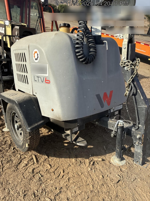2019 Wacker Neuson LTV6L-MH Wacker Neuson LTV6L Mobile Light Tower w/Fuel Level Sensor Installed