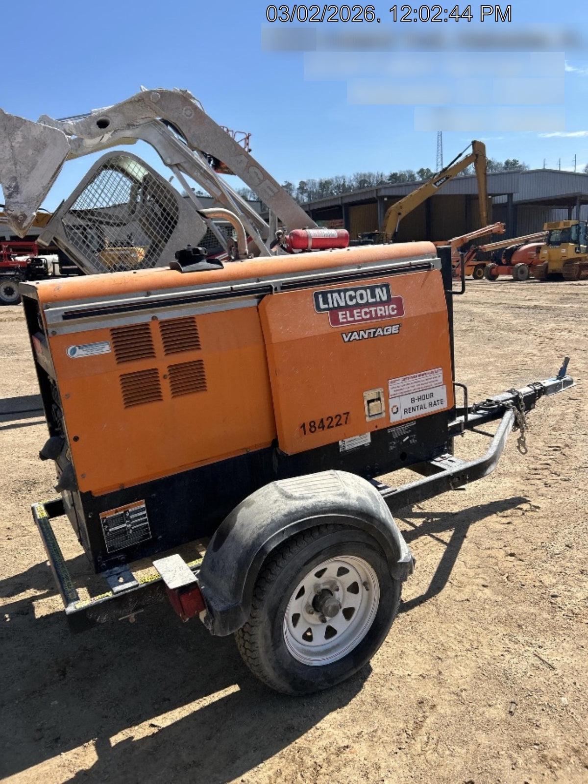 2021 Lincoln Electric Vantage 322 VANTAGE 322 READY-PAK 3