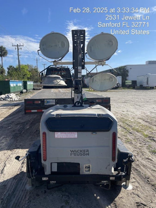 2019 Wacker Neuson LTV6L-MH Wacker Neuson LTV6L Mobile Light Tower w/Fuel Level Sensor Installed