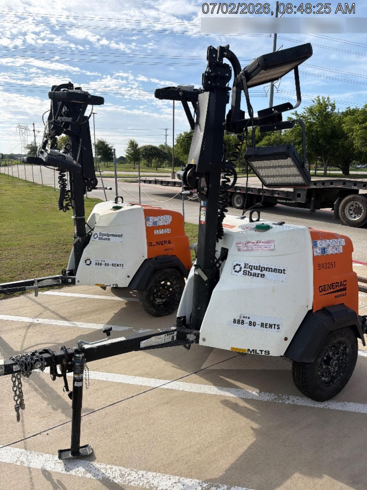 2024 Generac MLT2 Diesel, Flex Switch 120V Input, Powerzone Controller, 
(4) 320W LED Lights, 4kW Generator, 39.9 Gal Fuel Tank, 2" Ball, T3