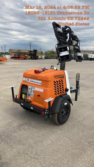 2024 Generac MLT2 Diesel, Flex Switch 120V Input, Powerzone Controller, 
(4) 320W LED Lights, 4kW Generator, 39.9 Gal Fuel Tank, 2" Ball, T3