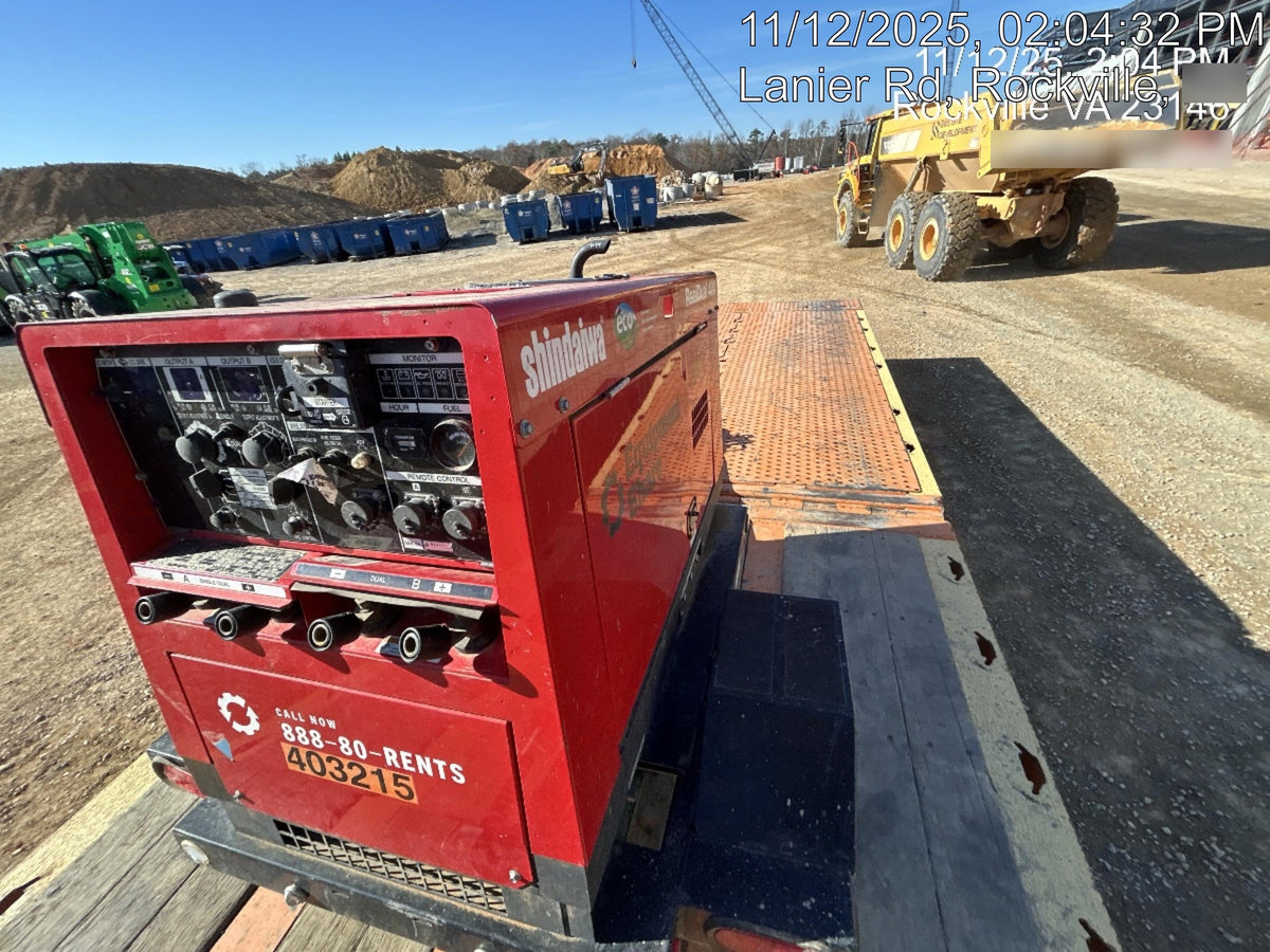 2024 Shindaiwa DGW400MDL Kubota D902 Engine, 23 HP, Dual Op Welder, Wire, Arc, Droop Stick, Tig, and CC Stick Functionality, Simulphase, 3 Phase and 1 Phase Gen Output, Single Axle NB Trlr, Slr Trckl Chrg 12V 12W, Fire Ext