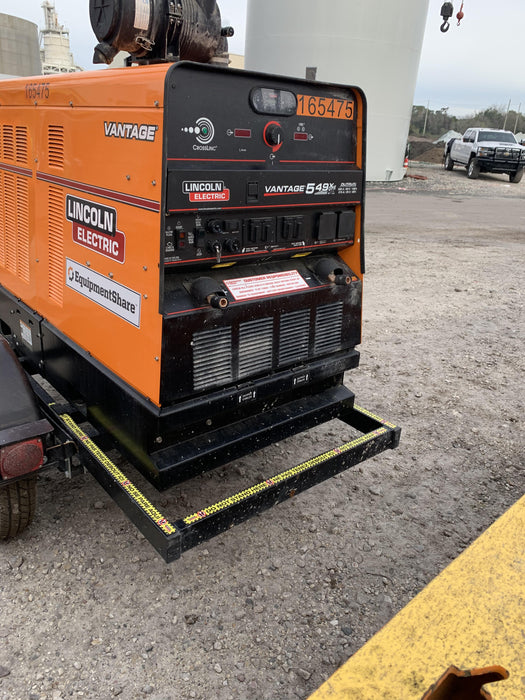 2021 Lincoln Electric Vantage 549X Ready Pak 3, ORANGE (includes trailer, cable rack, fender light kit)