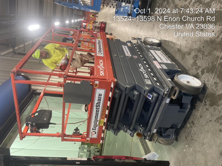 2021 Skyjack SJ4740 Hyd Drive, Sld NM Tires, DBcns, EST