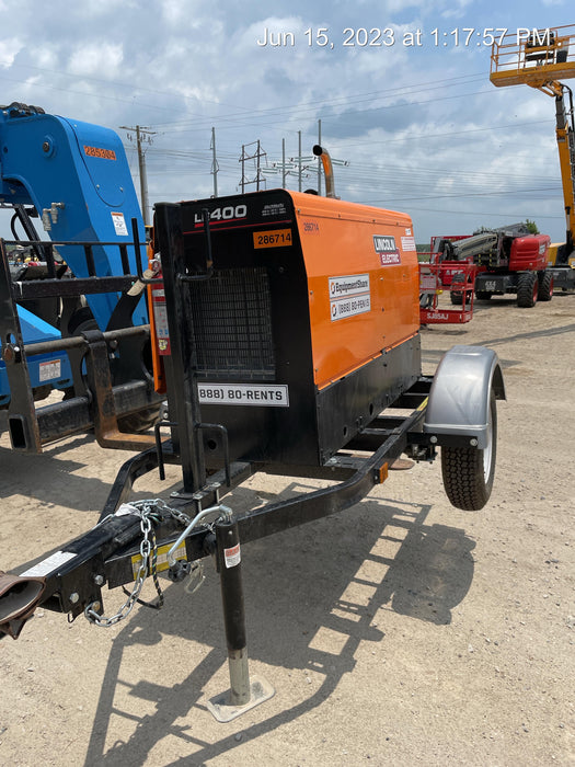 2022 Lincoln Electric LE400 Kubota V1505, Trlr, Cable Rack, Light Kit, ES Decals, T3