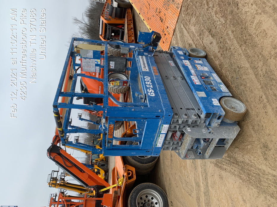 2020 Genie GS-1930 Solid Non Marking Tires, Beacon, Folding rails with half height swing gate