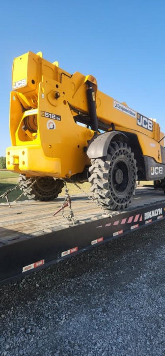 2019 JCB 512-56 Canopy, 109 HP, Solid Tires, STD Worklight, Beacon, Aux Hydraulics, Lifting Eye, Back up Alarm w/66" Carriage/60" Forks