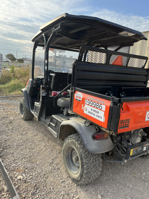 2022 Kubota RTV-X1140W-H Plastic Canopy, Windshield Acrylic Clear, LED Strobe Light, Wire Harness Kit, Back up Alarm