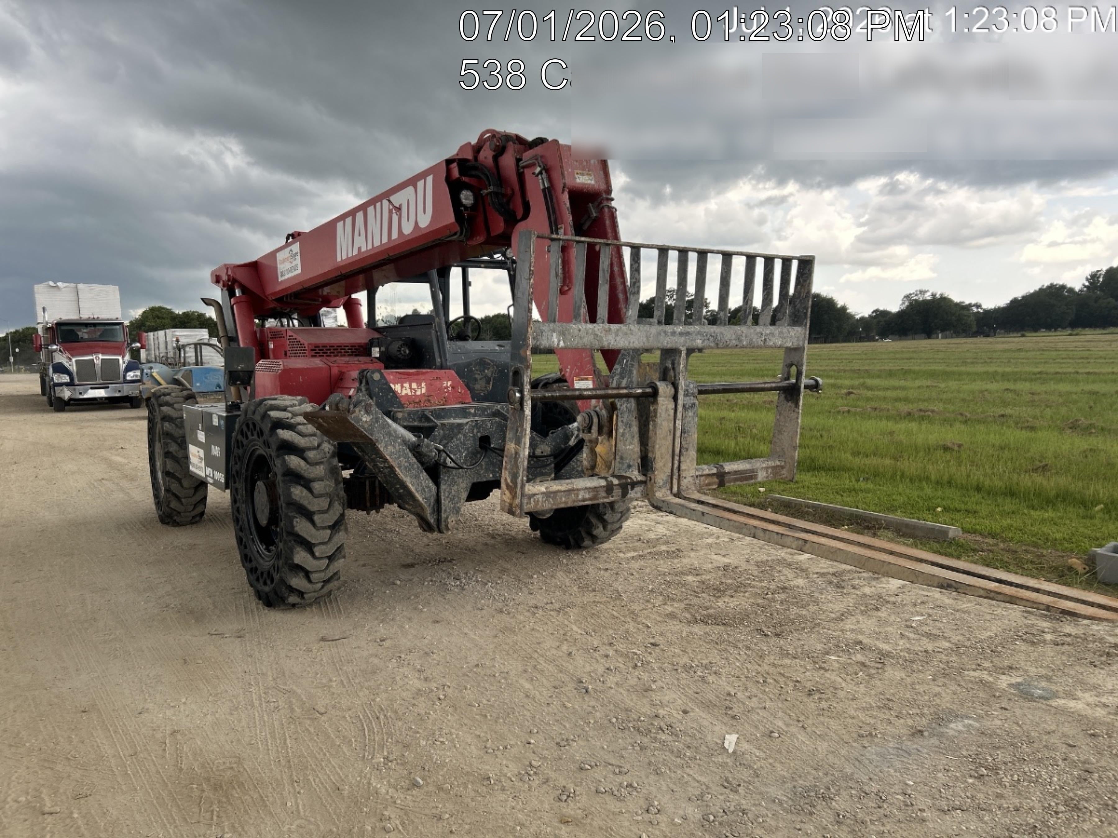 2018 Manitou MTA10055 MTA10055 - Canopy, Worklights, Beacon, 66" Carriage, 60" Forks, Solid Tires, Aux Hydraulics