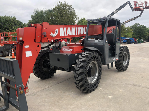 2018 Manitou MTA8044 MTA8044 - 74 HP T4, Canopy, Worklights/Strobe, Beacon, 66" Carriage, 48" Forks, Solid Tires, Lift Hook, Aux Hydraulics