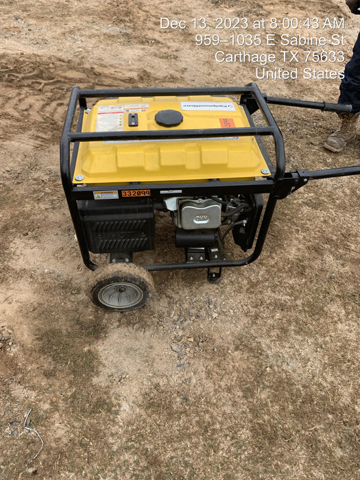 2023 Atlas Copco P6500W 5.5kW, AC390FD Gasoline Engine, Wheel & Handle Kit, (2) 120V Duplex 15A + (1) 120/240V 30A Twist Lock
