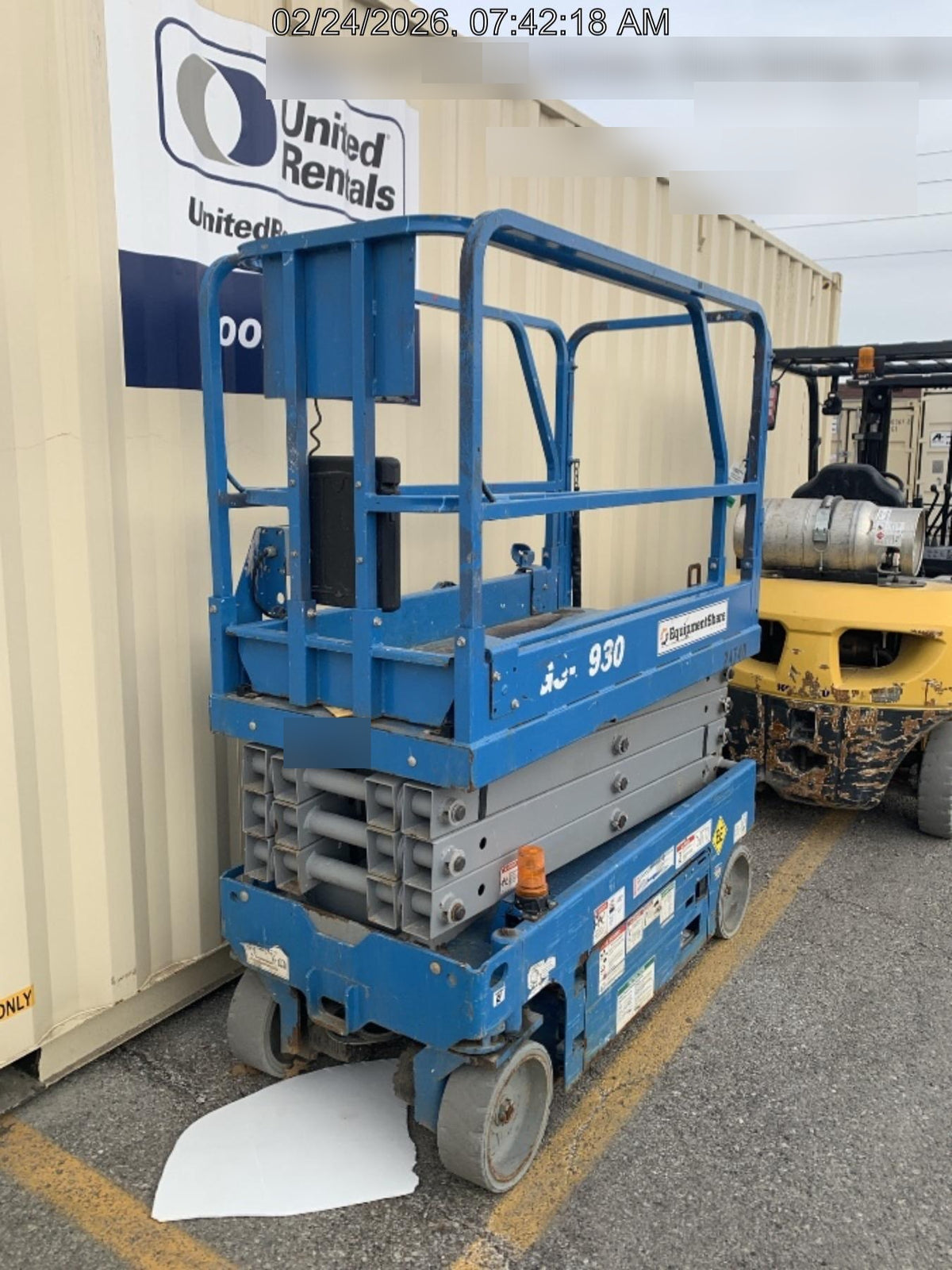 2019 Genie GS-1930 Genie GS-1930 Standard Options, EE Rated