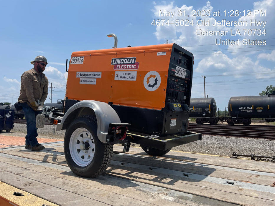 2022 Lincoln Electric LE400 Kubota V1505, Trlr, Cable Rack, Light Kit, ES Decals, T3