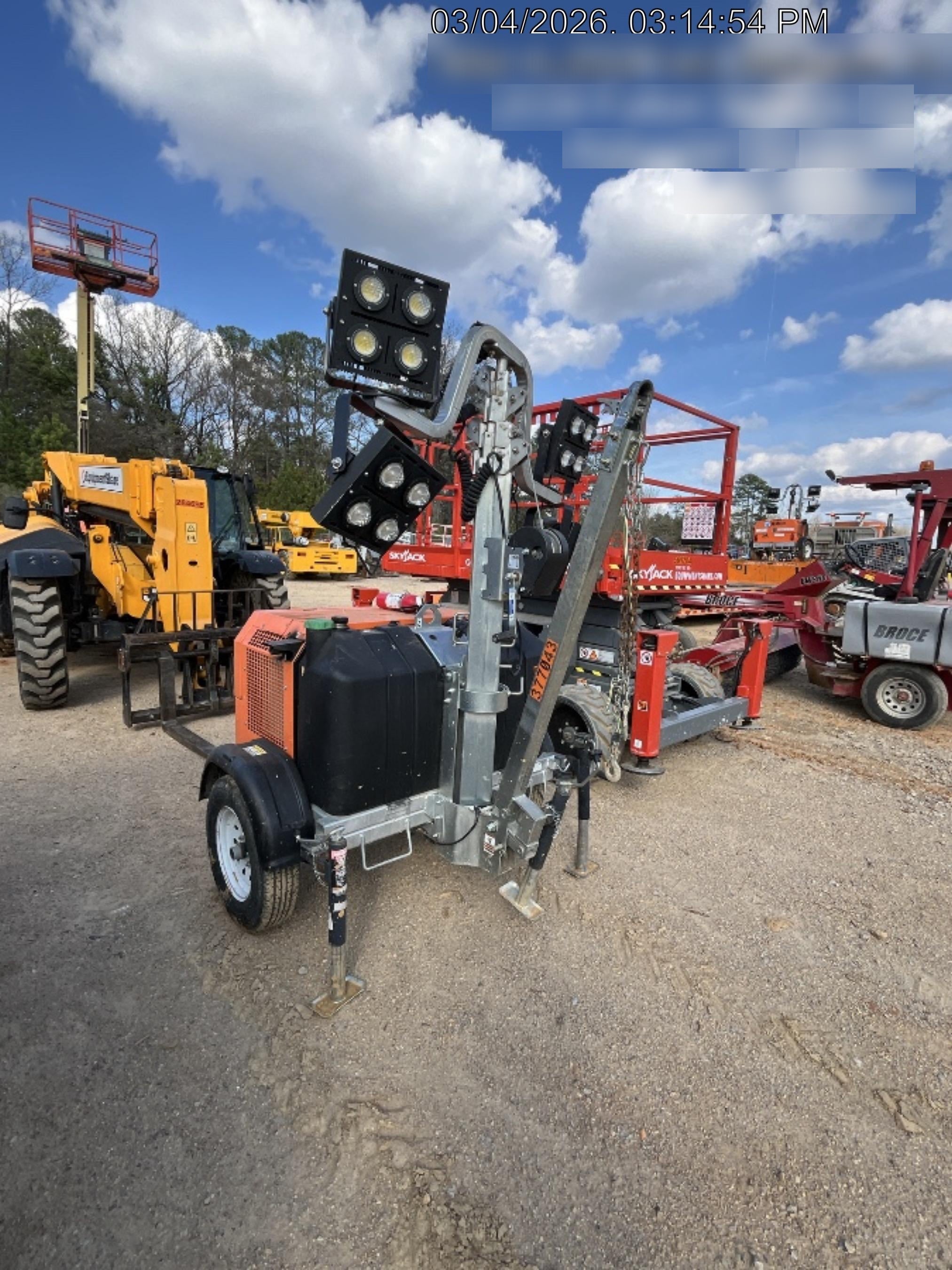 2023 Wanco WLTT-4MM4K Diesel, Deep Sea Controller, Shore Power Plug, Auto Start, (4) 350W LED Floodlights, 4kW Generator, 60 Gal Fuel Tank, 2" Ball, T3