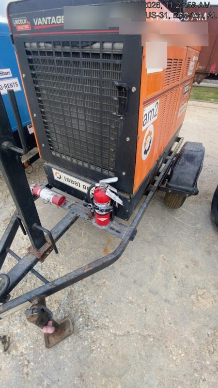 2021 Lincoln Electric Vantage 549X Ready Pak 3, ORANGE (includes trailer, cable rack, fender light kit)