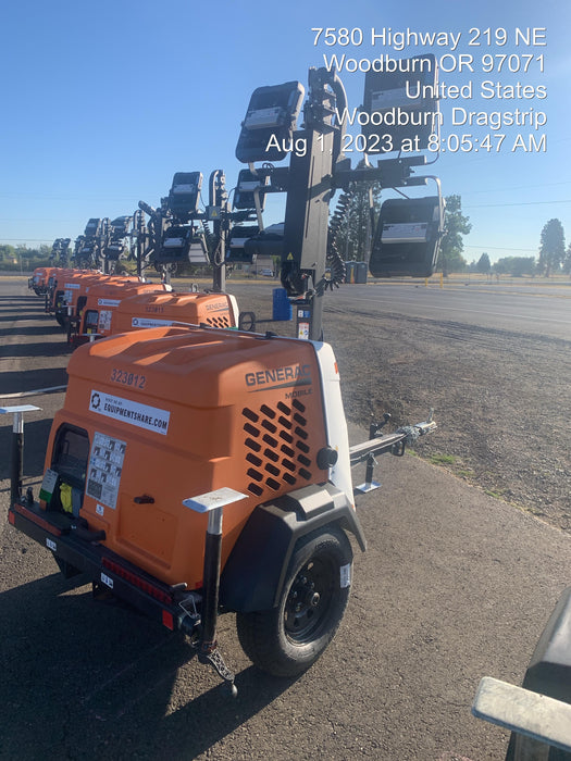 2023 Generac MLT2 Diesel, Flex Switch 120V Input, Powerzone Controller, (4) 320W LED Lights, 4kW Generator, 39.9 Gal Fuel Tank, 2" Ball, T3