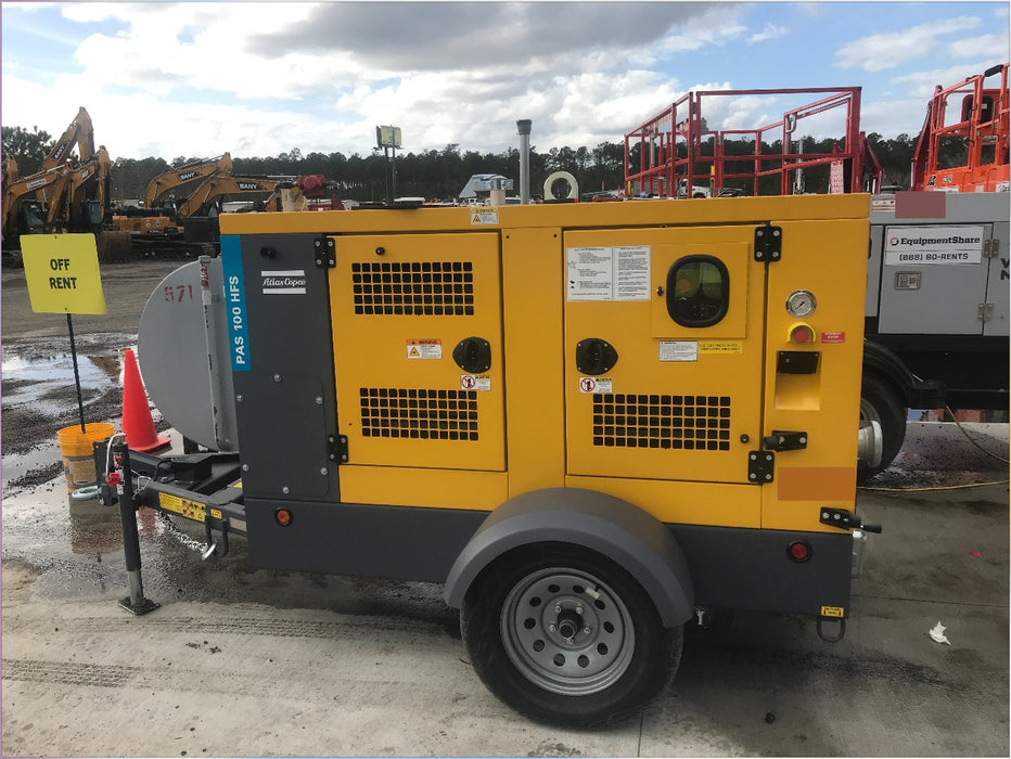 2020 ATLAS COPCO PAS 100 HF CS Enclosed