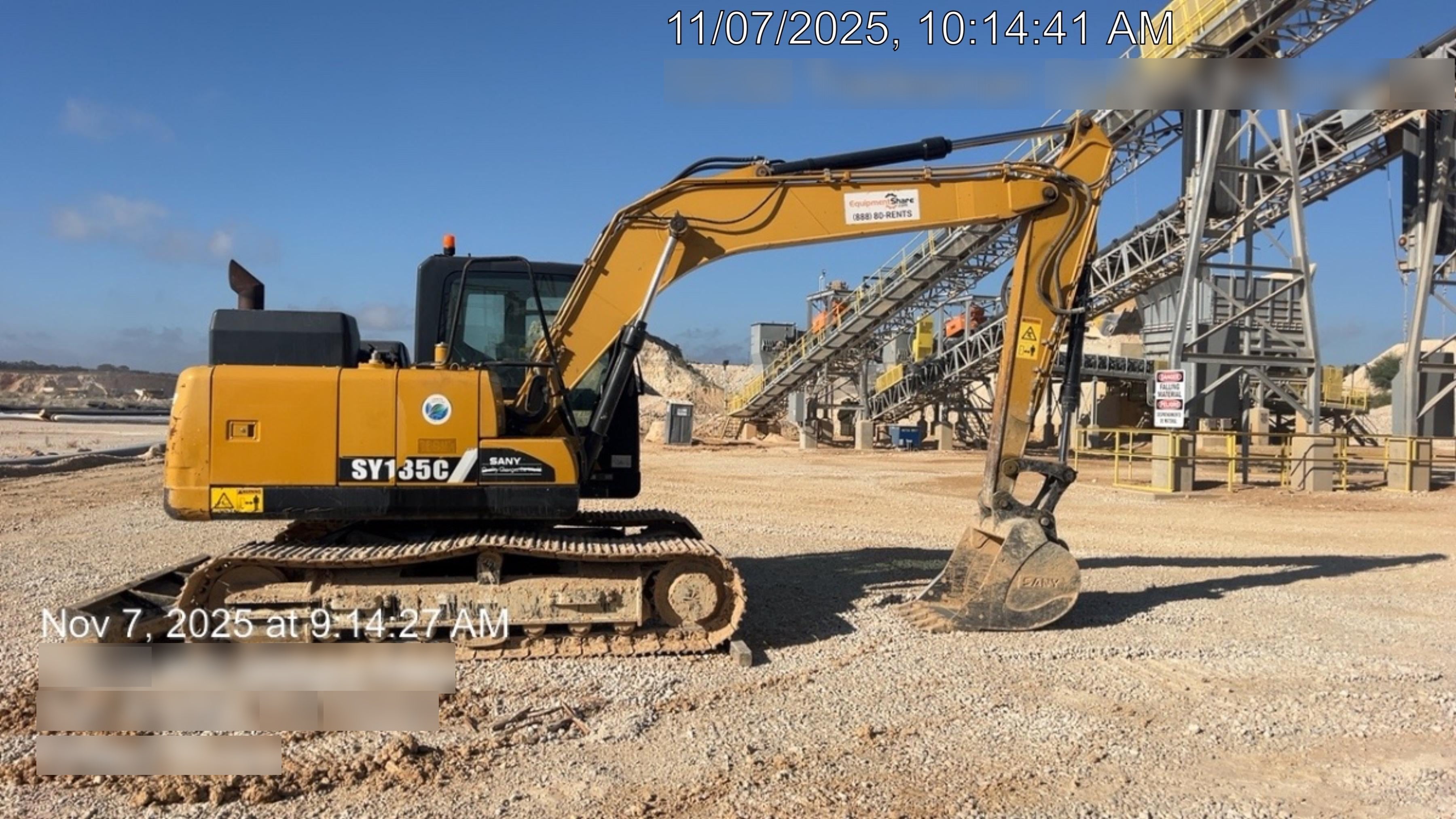 Sany SY135C SY135 Tier 4 - Cab, Hydraulic QC,  Buckets: 24" , 36" , 42"