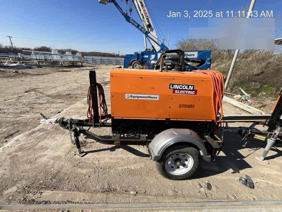 2022 Lincoln Electric LE400 Kubota V1505, Trlr, Cable Rack, Light Kit, ES Decals, T3