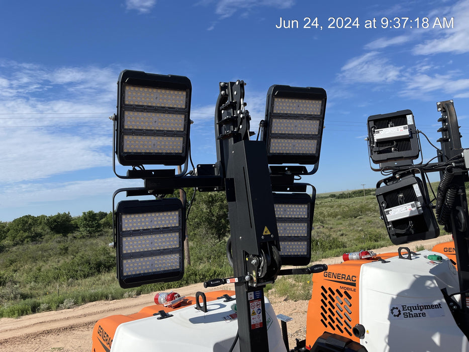 2024 Generac MLT2 Diesel, Flex Switch 120V Input, Powerzone Controller, 
(4) 320W LED Lights, 4kW Generator, 39.9 Gal Fuel Tank, 2" Ball, T3