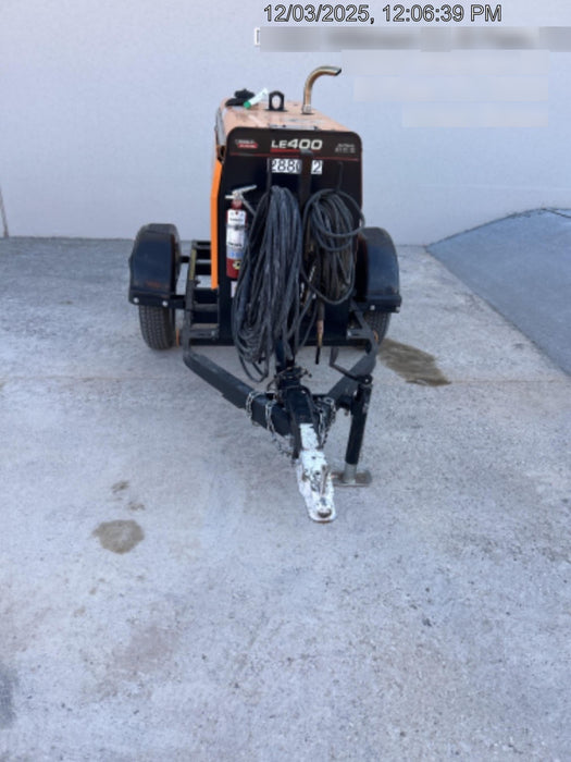 2023 Lincoln Electric LE400 Kubota V1505, Trlr, Cable Rack, Light Kit, ES Decals, T3