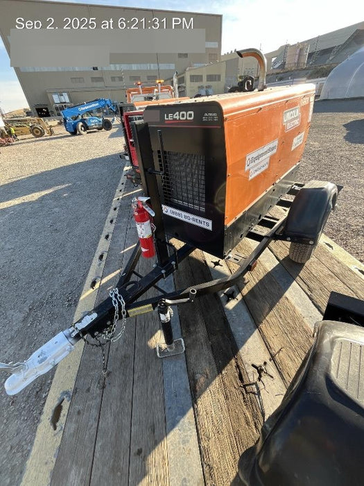 2022 Lincoln Electric LE400 Kubota V1505, Trlr, Cable Rack, Light Kit, ES Decals, T3