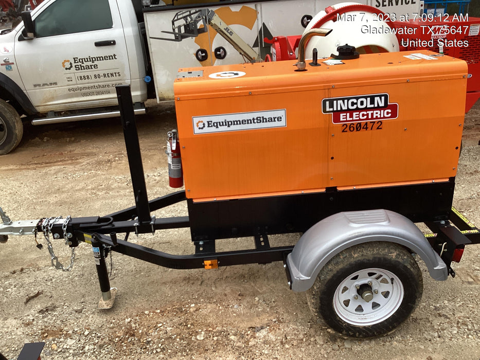 2022 Lincoln Electric LE400 Kubota V1505, Trlr, Cable Rack, Light Kit, ES Decals, T3