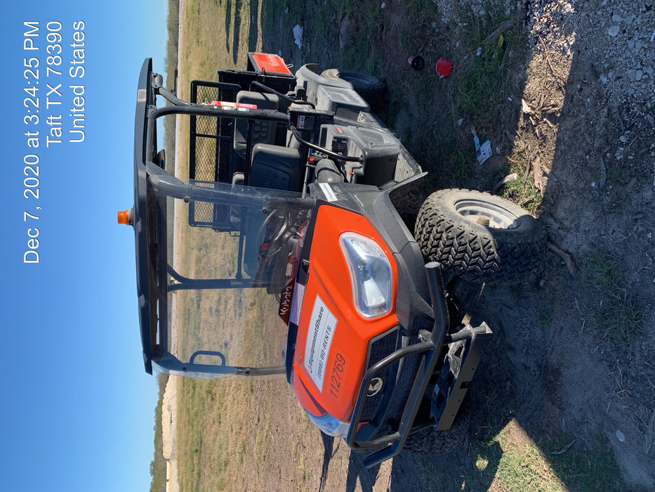 2020 Kubota RTV-X1140 4 Seat UTV, 4WD, Canopy, Standard Rental Spec