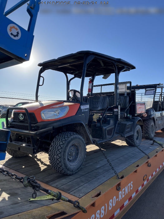 2022 Kubota RTV-X1140W-H Plastic Canopy, Windshield Acrylic Clear, LED Strobe Light, Wire Harness Kit, Back up Alarm