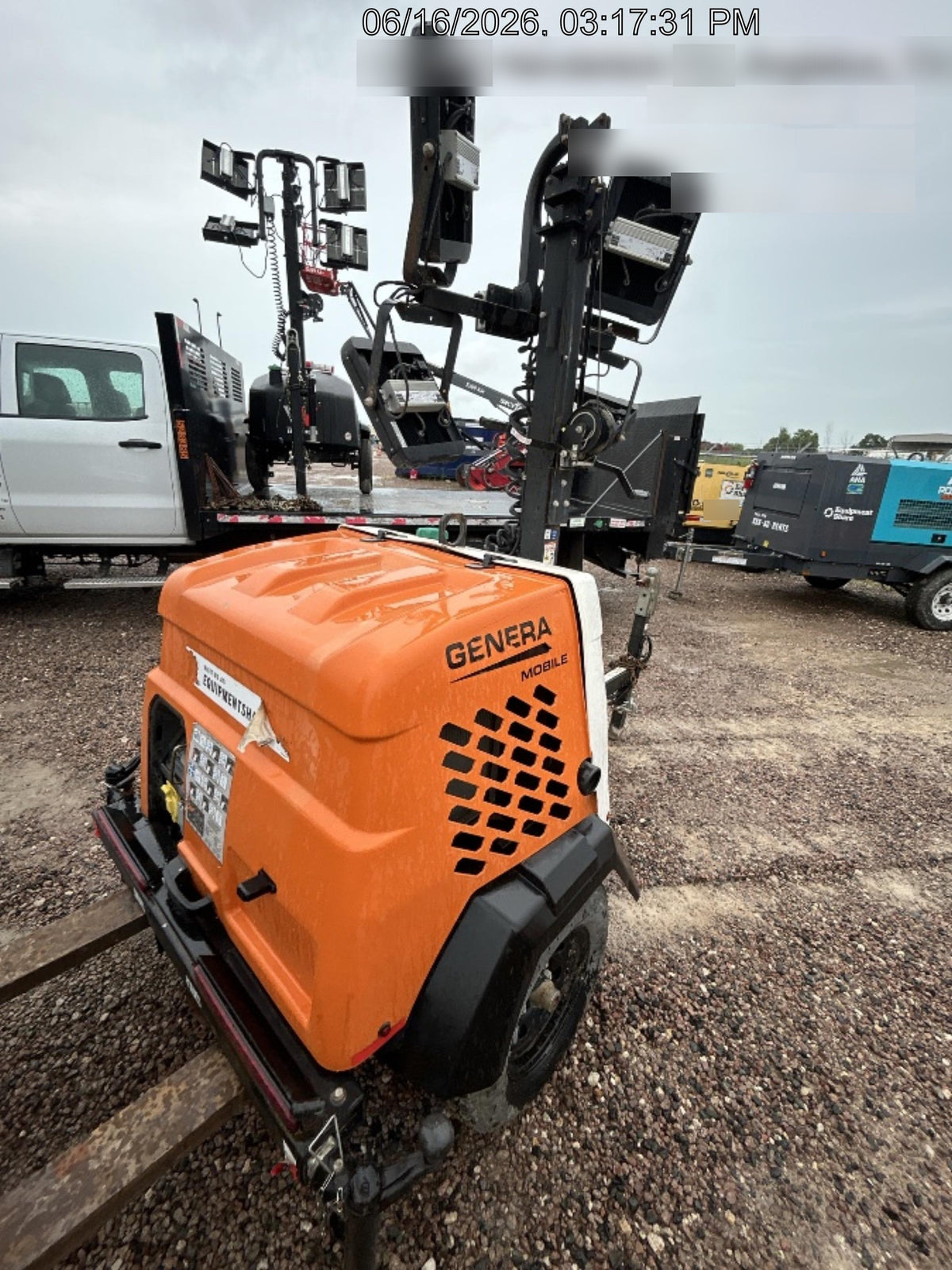 2023 Generac MLT2 Diesel, Flex Switch 120V Input, Powerzone Controller, 
(4) 320W LED Lights, 4kW Generator, 39.9 Gal Fuel Tank, 2" Ball, T3