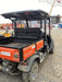 2022 Kubota RTV-X1140W-H Plastic Canopy, Windshield Acrylic Clear, LED Strobe Light, Wire Harness Kit, Back up Alarm