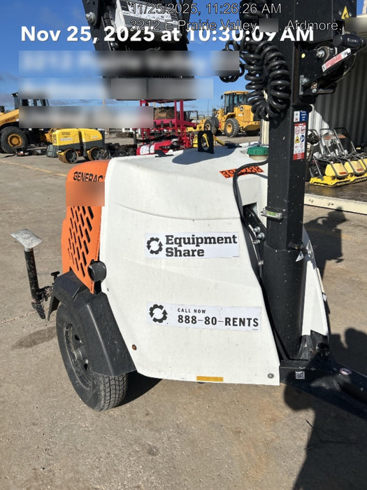 2024 Generac MLT2 Diesel, Flex Switch 120V Input, Powerzone Controller, 
(4) 320W LED Lights, 4kW Generator, 39.9 Gal Fuel Tank, 2" Ball, T3