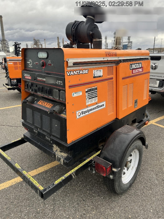 2021 Lincoln Electric Vantage 549X Ready Pak 3, ORANGE (includes trailer, cable rack, fender light kit)