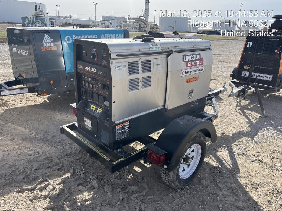 2024 Lincoln Electric LE400 Kubota V1505, Trlr, Cable Rack, Light Kit, ES Decals, T3