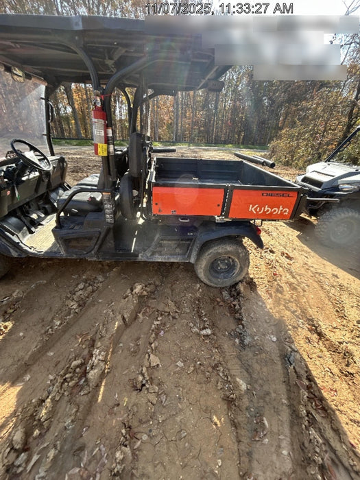 2021 Kubota RTV-X1140W-H Plastic Canopy, Windshield Acrylic Clear, LED Strobe Light, Wire Harness Kit, Back up Alarm