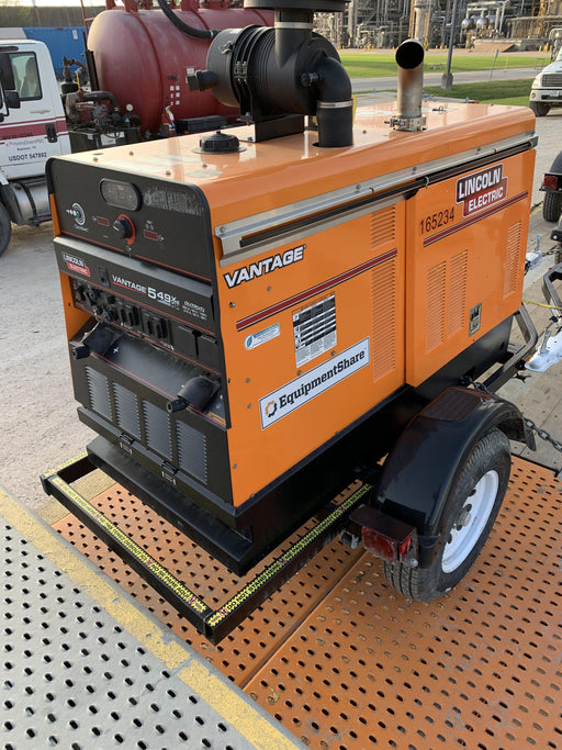 2021 Lincoln Electric Vantage 549X Ready Pak 3, ORANGE (includes trailer, cable rack, fender light kit)