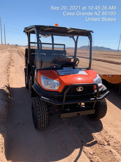 2021 Kubota RTV-X1140W-H Plastic Canopy, Windshield Acrylic Clear, LED Strobe Light, Wire Harness Kit, Back up Alarm