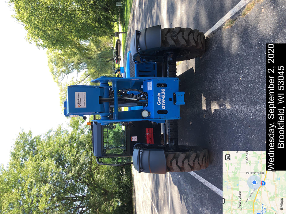 2020 Genie GTH-636 Cab/Heat/Air, Solid Tires, Work Lights, Beacon, Aux Hydraulics, Back up Alarm