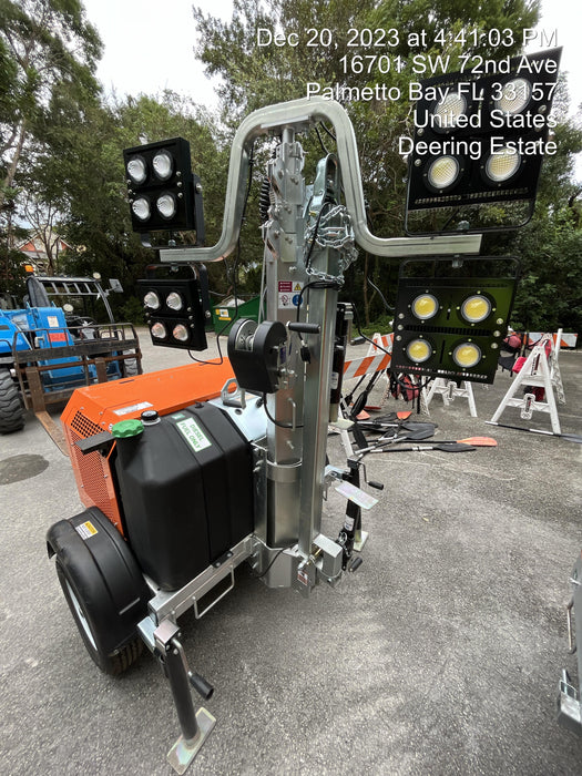 2023 Wanco WLTT-4MM4K Diesel, Deep Sea Controller, Shore Power Plug, Auto Start, (4) 350W LED Floodlights, 4kW Generator, 60 Gal Fuel Tank, 2" Ball, T3
