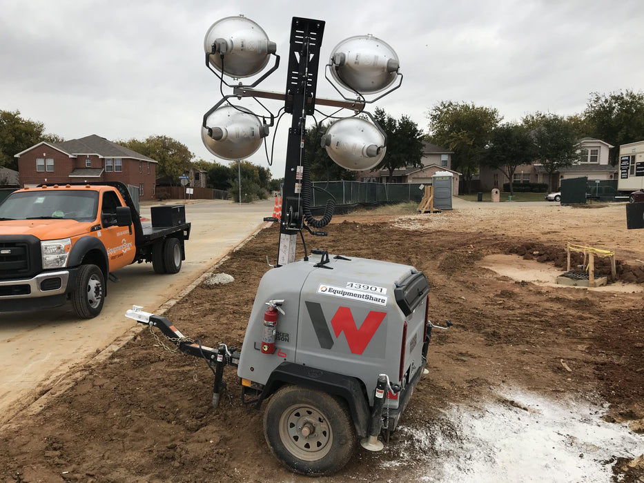 2019 Wacker Neuson LTV6L-MH Wacker Neuson LTV6L Mobile Light Tower w/Fuel Level Sensor Installed
