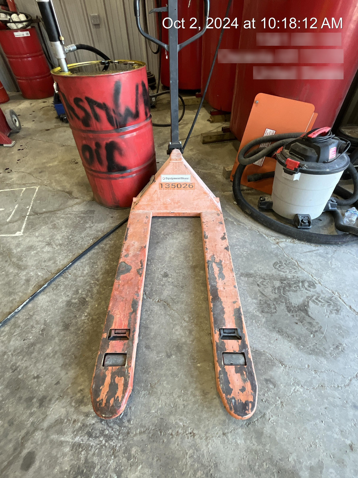2021 HAUL MASTER 2.5 Ton Manual Pallet Jack