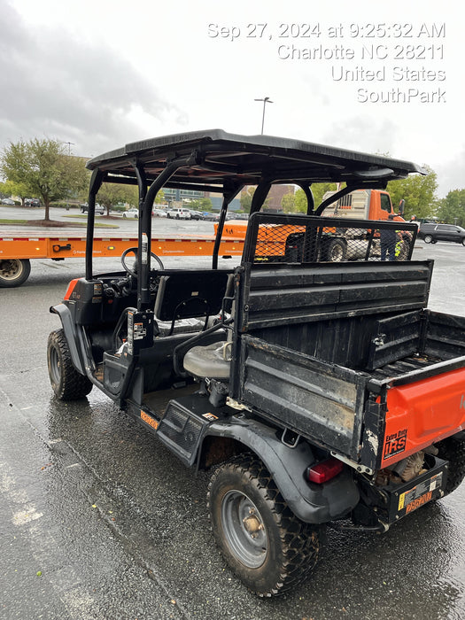 2022 Kubota RTV-X1140W-H Plastic Canopy, Windshield Acrylic Clear, LED Strobe Light, Wire Harness Kit, Back up Alarm