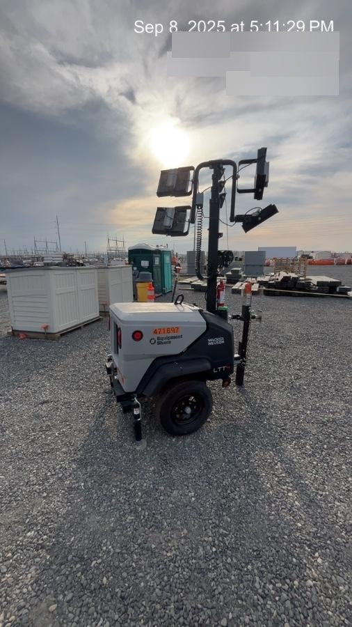 2024 Wacker Neuson LTT4 Diesel, Kohler KDW702, Deep Sea Controller, Auto Start, LED 320W, Bypass Outlet, T3