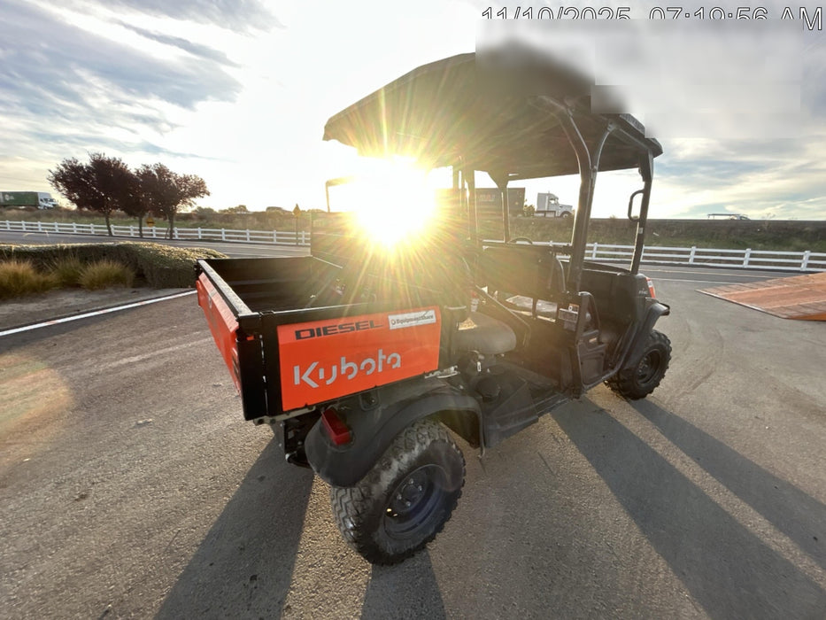 2021 Kubota RTV-X1140W-H Plastic Canopy, Windshield Acrylic Clear, LED Strobe Light, Wire Harness Kit, Back up Alarm