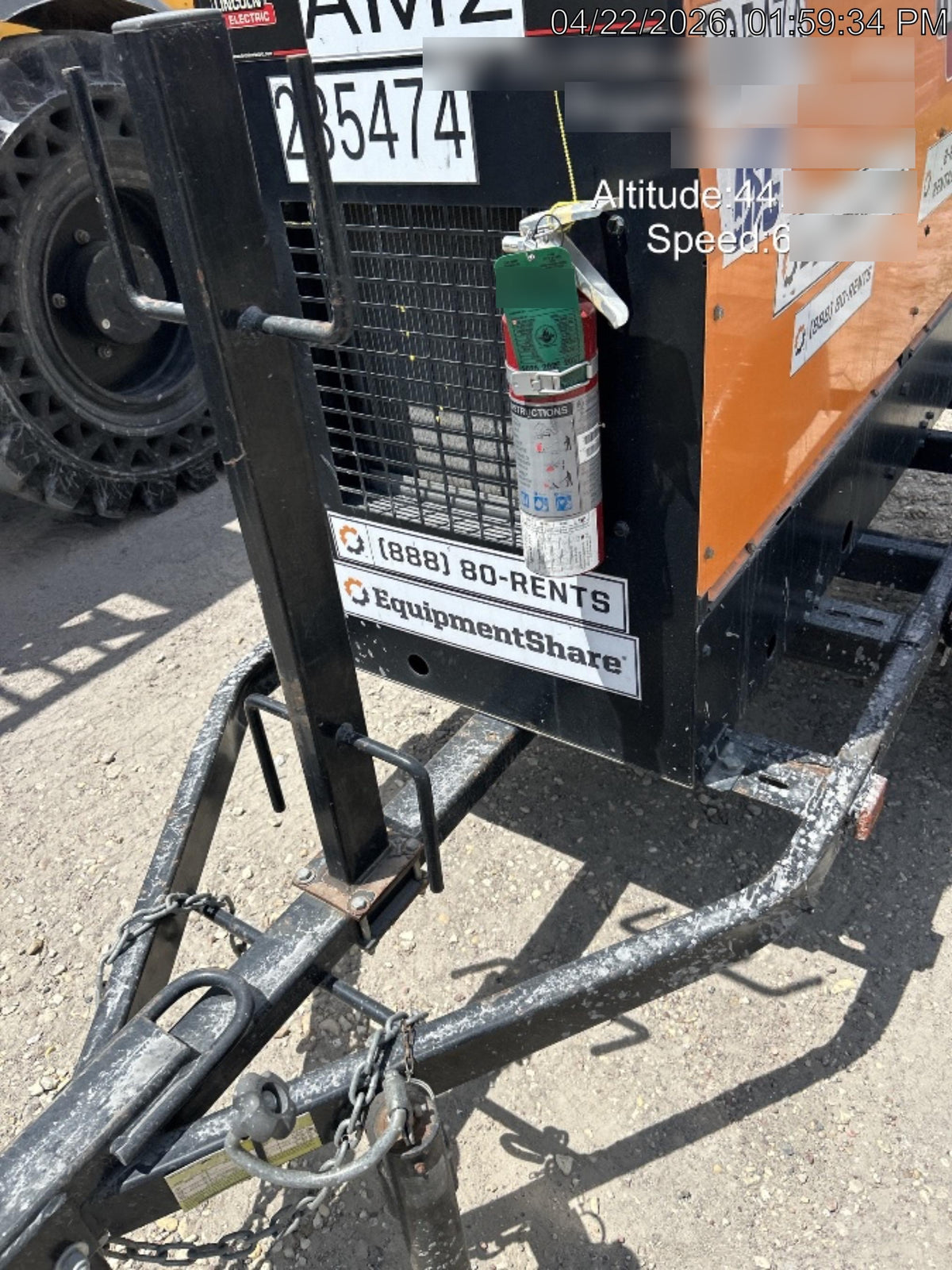 2022 Lincoln Electric LE400 Kubota V1505, Trlr, Cable Rack, Light Kit, ES Decals, T3