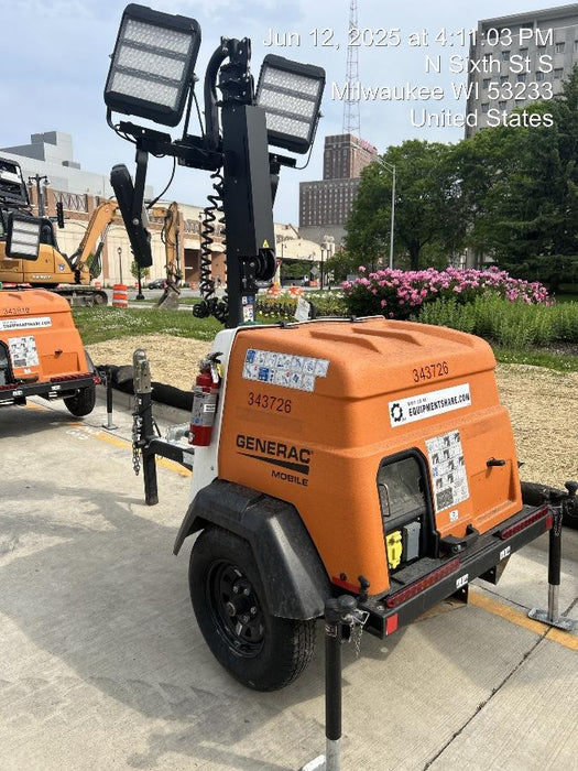 2023 Generac MLT2 Diesel, Flex Switch 120V Input, Powerzone Controller, (4) 320W LED Lights, 4kW Generator, 39.9 Gal Fuel Tank, 2" Ball, T3