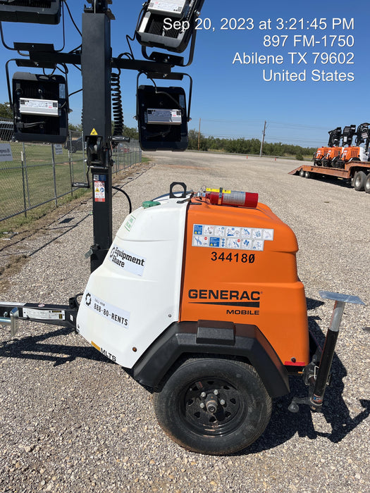2023 Generac MLT2 Diesel, Flex Switch 120V Input, Powerzone Controller, (4) 320W LED Lights, 4kW Generator, 39.9 Gal Fuel Tank, 2" Ball, T3